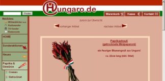 Tip: Ungarn in Deutschland? Ungarische Produkte per Klick