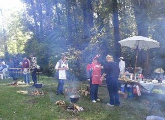 Kaninchen-Kesselgulasch-Wettbewerb in Ungarn