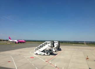 Letzter Flug Debrecen-Dortmund mit Wizzair