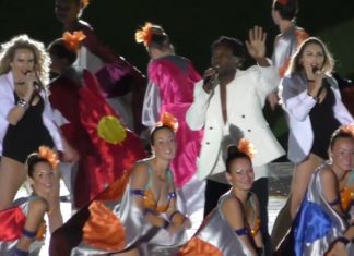 Dr Alban rockte das Debrecener Fußballstadion