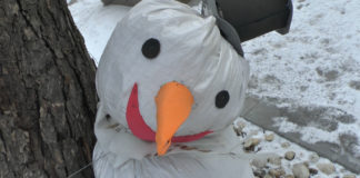 Feiert Sümeg hier den Welttag des Schneemannes?