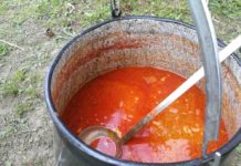 Heute 3. Kessel Party in Győrújbarát