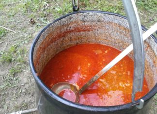 Heute 3. Kessel Party in Győrújbarát