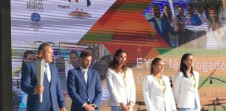 Das Olympische Feuer in Györ angekommen!