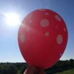 Luftballon auf dem Weg nach Ungarn