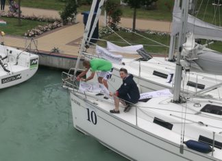 Viel Wind beim Regatta Fest in Siófok