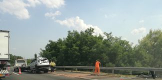 Unfall auf M1 Richtung Budapest verursacht Mega-Stau!