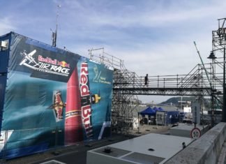 RedBull Airrace in Budapest – Vorbereitungen für das Wochenende laufen!