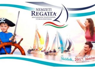 Nationale Segelregatta in Siófok am Wochenende