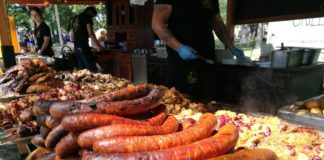 Ungarisches Grillgut: Viel Wurst!