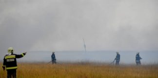 Großer Flächenbrand in Hortobágyi!