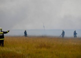 Großer Flächenbrand in Hortobágyi!