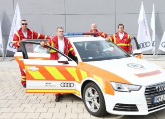 Der Notarzt kommt jetzt mit einem Audi