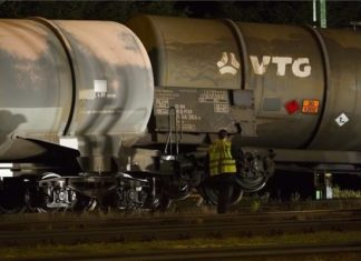 Unfall mit Güterzug in Vép – Kesselwagen mit Doesel umgestürzt!