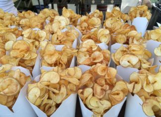 Kartoffelchips ungarisch knusprig! Schnell selbstgemacht