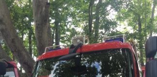 Feuer im Krankenhaus Györ!