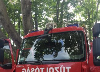 Brand in Budapester Nationaltheater