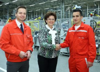 12.000ster Mitarbeiter an Bord bei Audi Hungaria