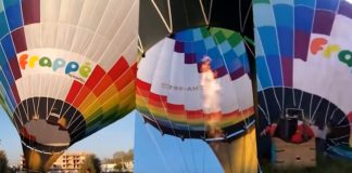 Mit dem Heißluftballon über Györ