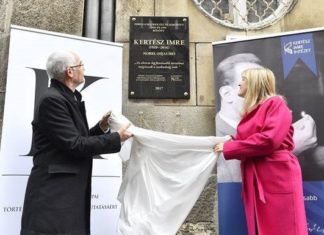 Imre Kertész: Gedenktafel in Budapest angebracht