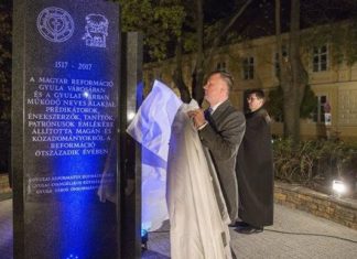 Reformationsdenkmal auch in Gyula enthüllt