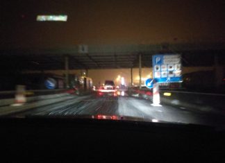 Unwetterwarnung! Achtung – teils starker Schneefall behindert den Verkehr!