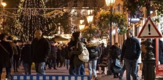 Anti-Terror-Maßnahmen auf dem Budapester Weihnachtsmarkt