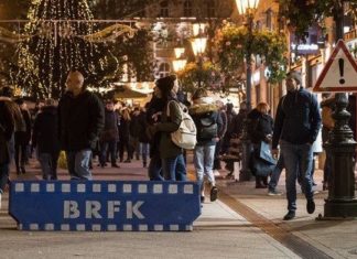 Anti-Terror-Maßnahmen auf dem Budapester Weihnachtsmarkt