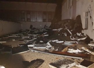 Der Sturm traf Polgárdi mit voller Wucht