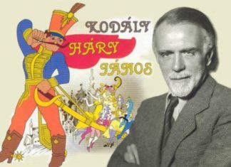 Wir können die digital restaurierte Version des Háry János Cartoon sehen