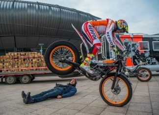 X-Trial: Werbung für WM-Lauf in Budapest