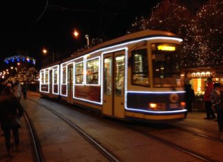 Bling! Bling! – Strassenbahnen erleuchten weihnachtlich