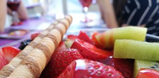 Eis geht auch im Winter! Dolce Vita Eiscafé in Györ