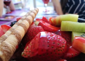 Eis geht auch im Winter! Dolce Vita Eiscafé in Györ