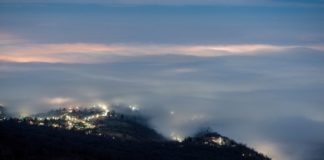 Nebel über Deindol / Pécs