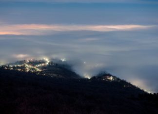 Nebel über Deindol / Pécs