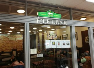 Warme Sandwiches und Retro-Ambiente in Györ