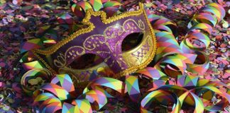 Karneval im Vajdahunyad Schloss am 10. Februar