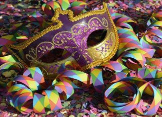Karneval im Vajdahunyad Schloss am 10. Februar