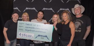 Metallica mit Herz für ungarische Kinder