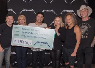 Metallica mit Herz für ungarische Kinder