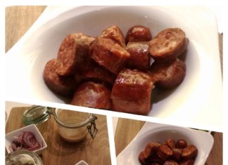 Die Debreciner Wurst bleibt auch beim Kochen weich!