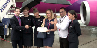 Wizz Air startet seit 6 Jahren von Debrecen