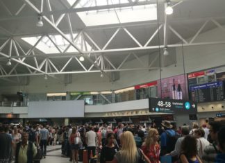Früh genug am Budapester Flughafen sein!