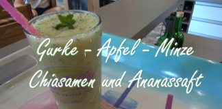 Smoothie-Time: Heute trifft Apfel auf Gurke und Minze!