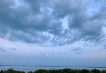 Der Sturm brachte auch den Balatonsee ordentlich in Bewegung!
