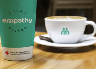 Das Ungarische Rote Kreuz eröffnet ein Café in Budapest