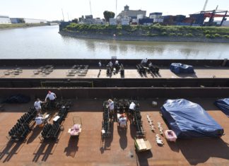 Vorbereitungen für das Feuerwerk in Budapest laufen bereits