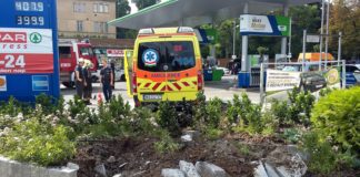 Rettungswagenunfall in Budapest