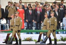 Die Offiziellen Feierlichkeiten zum Nationalfeiertag Ungarns in Budapest